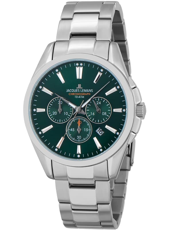 Mens Watch Jacques Lemans 1-1945F, Quartz, 43mm, 10ATM