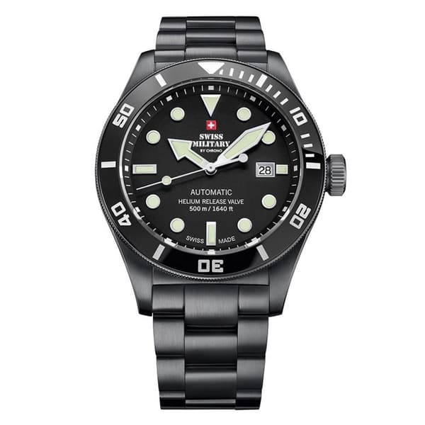 Mens Watch Swiss Military By Chrono SMA34075.04, Automatic, 44mm, 50ATM