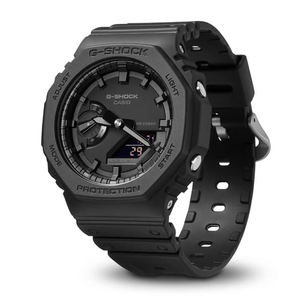 Mens Watch Casio GA-2100-1A1ER, Quartz, 45mm, 20ATM