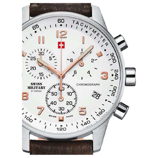 Mens Watch Swiss Military By Chrono SM34012.11, Quartz, 41mm, 5ATM