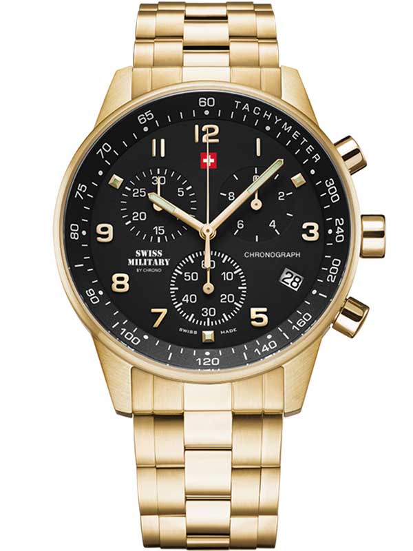 Mens Watch Swiss Military By Chrono SM34012.12, Quartz, 41mm, 5ATM
