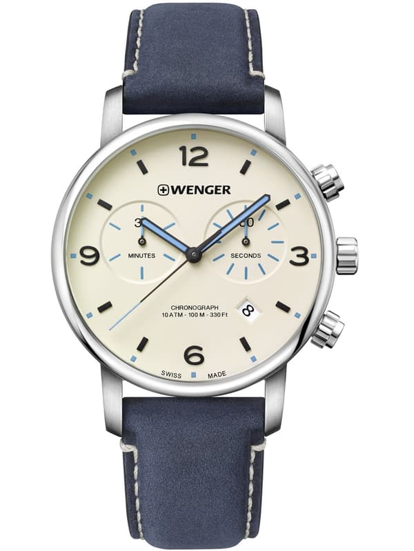 Mens Watch Wenger 01.1743.119, Quartz, 44mm, 10ATM