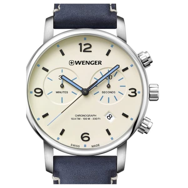 Mens Watch Wenger 01.1743.119, Quartz, 44mm, 10ATM