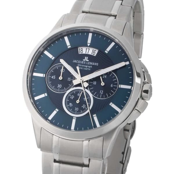 Mens Watch Jacques Lemans 1-1542I, Quartz, 42mm, 10ATM