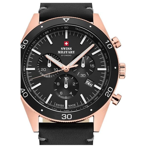 Mens Watch Swiss Military By Chrono SM34079.07, Quartz, 43mm, 10ATM