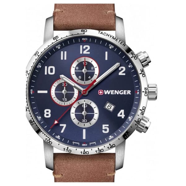 Mens Watch Wenger 01.1543.108, Quartz, 44mm, 10ATM