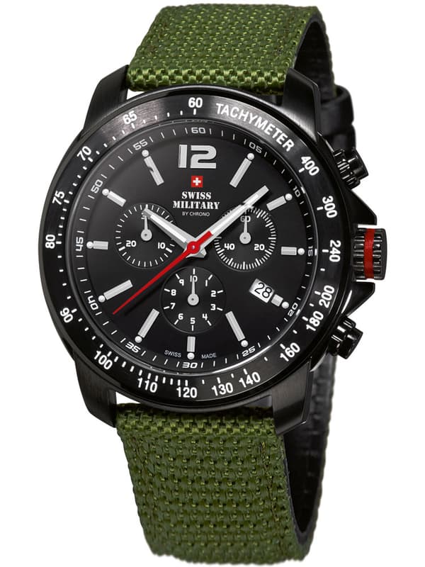 Mens Watch Swiss Military By Chrono SM34033.07, Quartz, 42mm, 10ATM