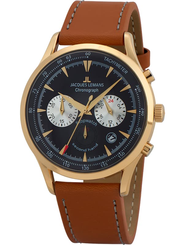 Mens Watch Jacques Lemans 1-2068J, Quartz, 41mm, 5ATM