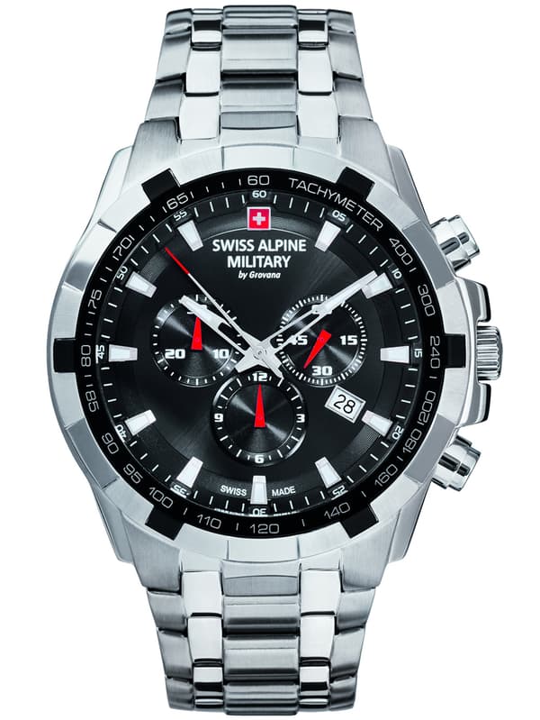 Mens Watch Swiss Alpine Military 7043.9137, Quartz, 46mm, 10ATM