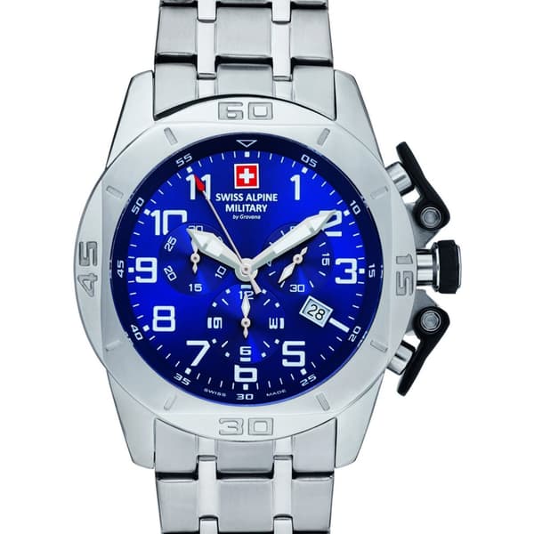 Mens Watch Swiss Alpine Military 7063.9135, Quartz, 45mm, 10ATM