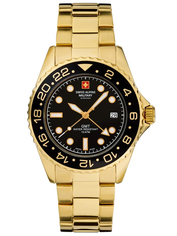 Mens Watch Swiss Alpine Military 7052.1117, Quartz, 42mm, 10ATM