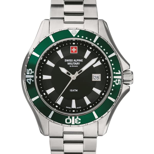 Mens Watch Swiss Alpine Military 7040.1134, Quartz, 45mm, 10ATM