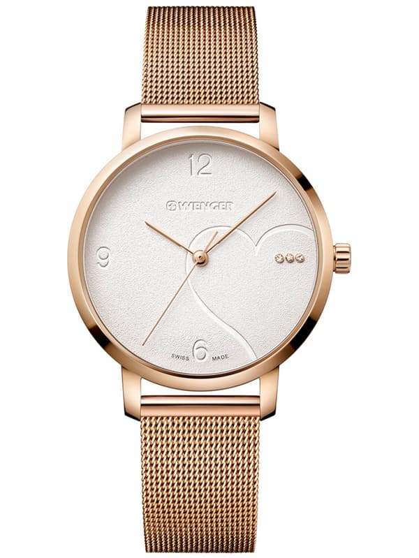Ladies Watch Wenger 01.1731.112, Quartz, 38mm, 10ATM