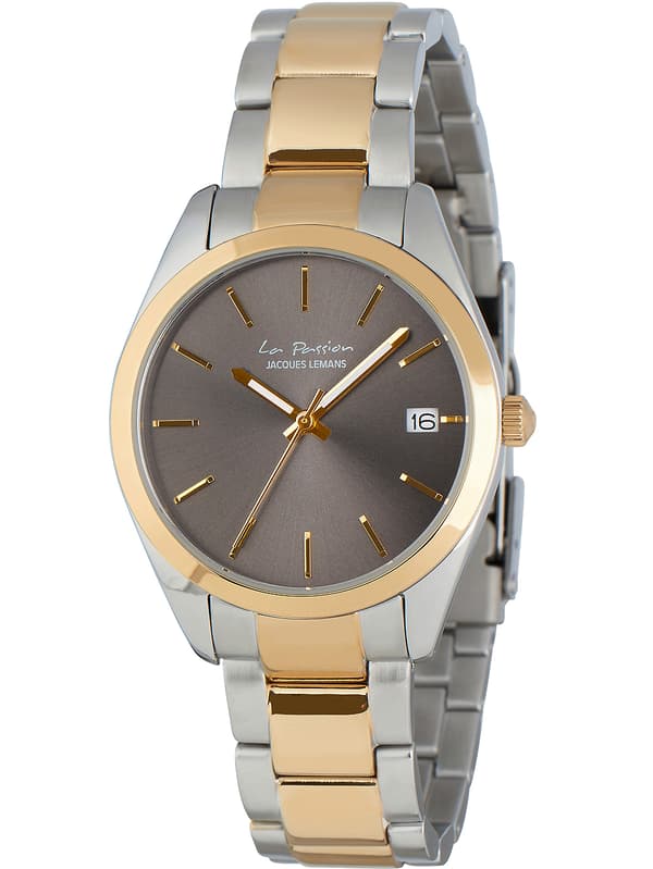 Ladies Watch Jacques Lemans LP-132G, Quartz, 34mm, 10ATM