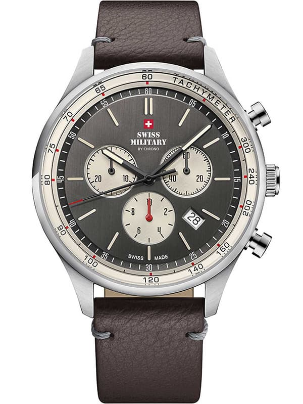 Mens Watch Swiss Military By Chrono SM34081.12, Quartz, 42mm, 10ATM