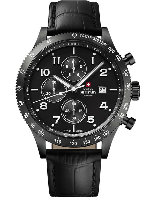 Mens Watch Swiss Military By Chrono SM34084.07, Quartz, 42mm, 10ATM