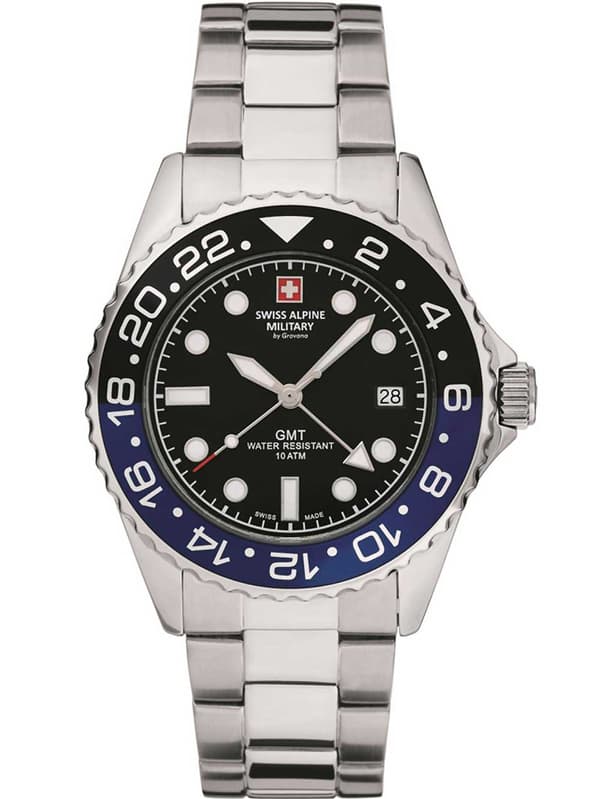 Mens Watch Swiss Alpine Military 7052.1132, Quartz, 42mm, 10ATM