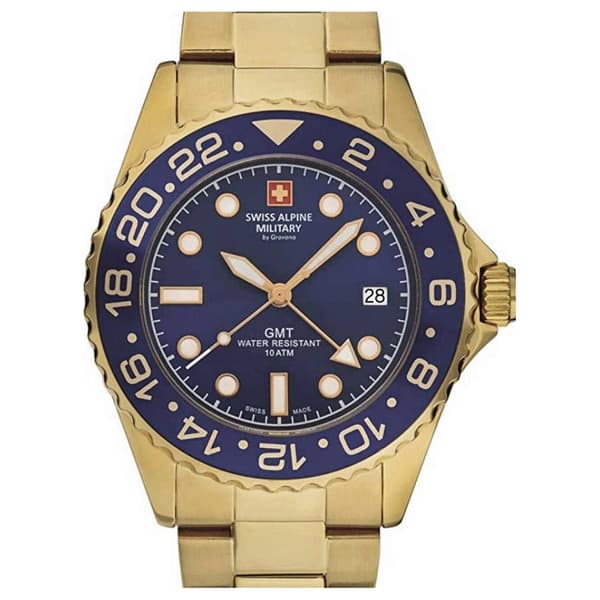Mens Watch Swiss Alpine Military 7052.1115, Quartz, 42mm, 10ATM
