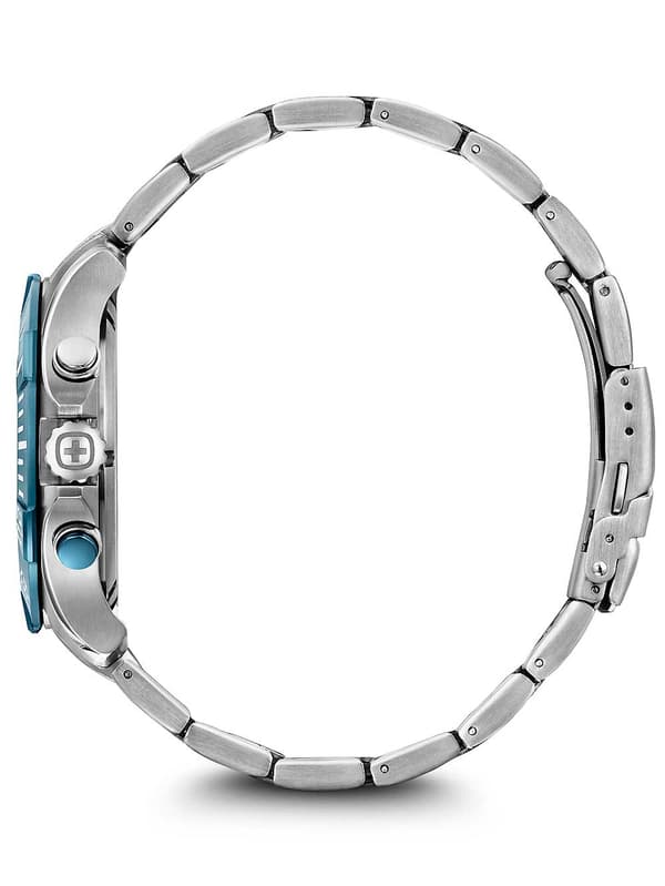 Mens Watch Wenger 01.0643.119, Quartz, 43mm, 20ATM