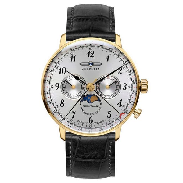 Mens Watch Zeppelin 7038-1, Quartz, 40mm, 3ATM