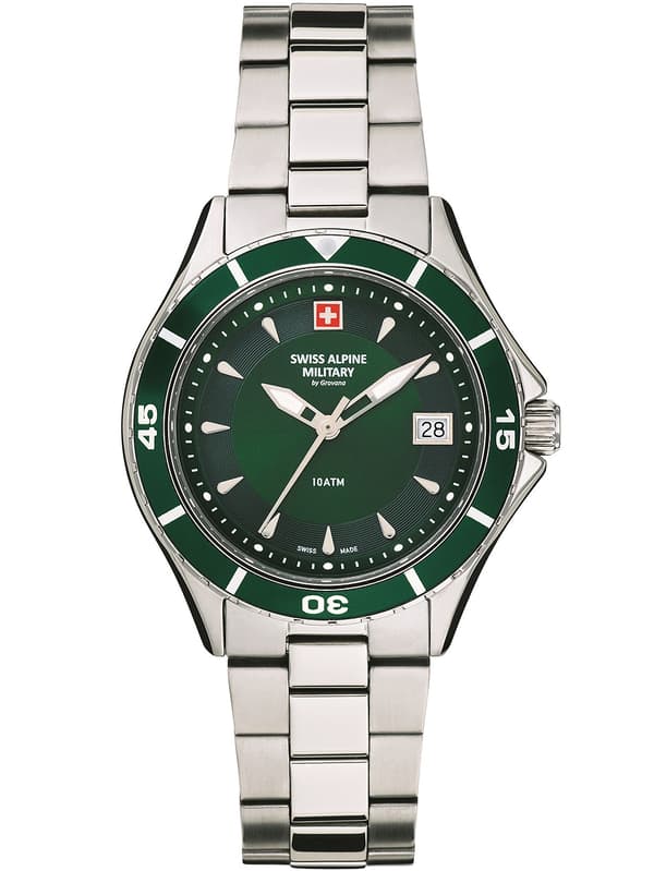 Ladies Watch Swiss Alpine Military 7740.1134, Quartz, 36mm, 10ATM