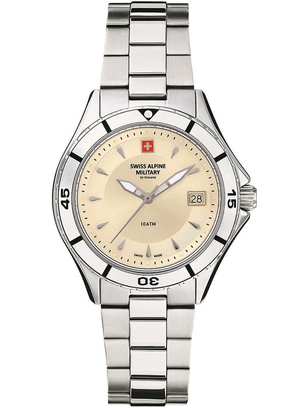 Ladies Watch Swiss Alpine Military 7740.1138, Quartz, 36mm, 10ATM