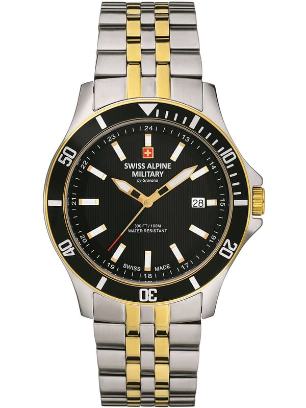 Mens Watch Swiss Alpine Military 7022.1147, Quartz, 42mm, 10ATM