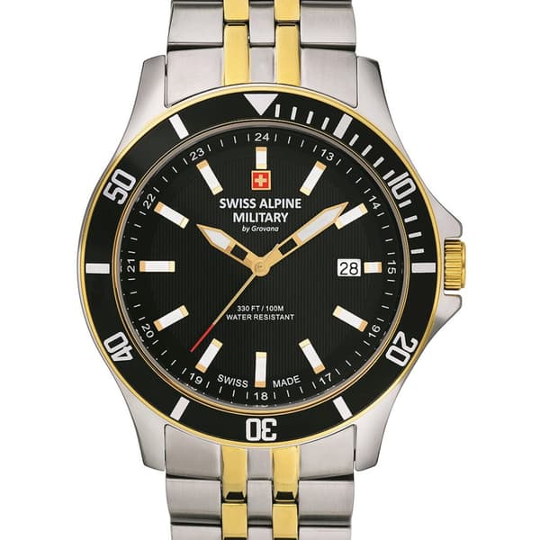 Mens Watch Swiss Alpine Military 7022.1147, Quartz, 42mm, 10ATM