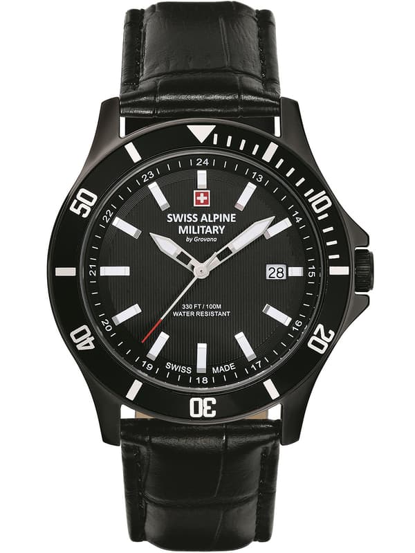 Mens Watch Swiss Alpine Military 7022.1577, Quartz, 42mm, 10ATM