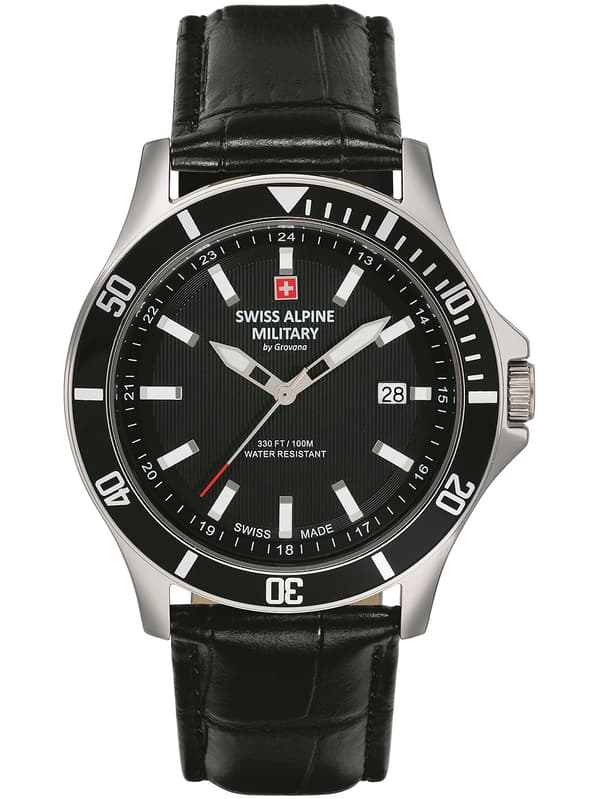 Mens Watch Swiss Alpine Military 7022.1537, Quartz, 42mm, 10ATM