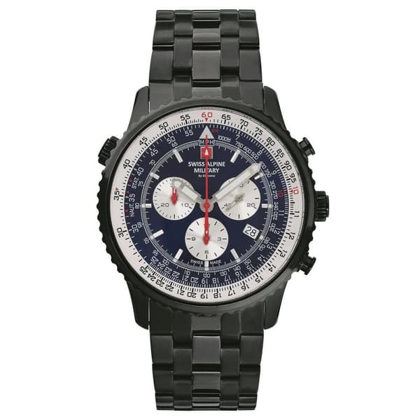 Mens Watch Swiss Alpine Military 7078.9175, Quartz, 46mm, 10ATM