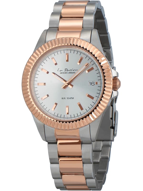 Ladies Watch Jacques Lemans LP-125H, Quartz, 38mm, 10ATM