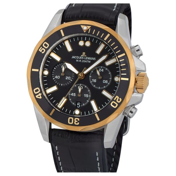 Mens Watch Jacques Lemans 1-2091D, Quartz, 43mm, 20ATM