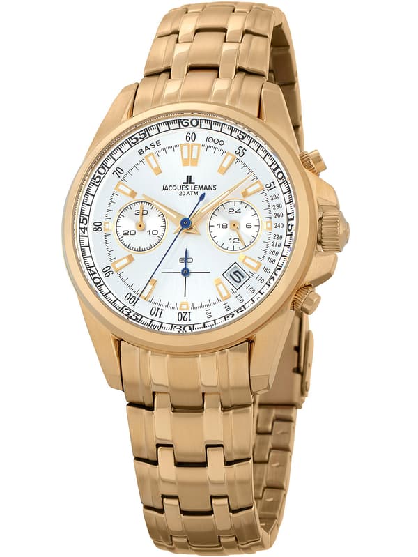 Mens Watch Jacques Lemans 1-1830H, Quartz, 40mm, 10ATM