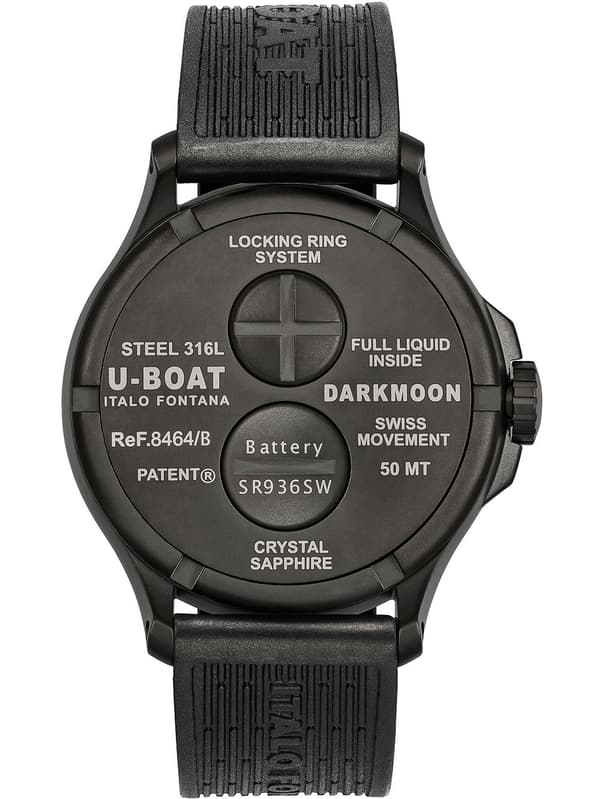 Mens Watch U-Boat 8464/A, Quartz, 44mm, 5ATM