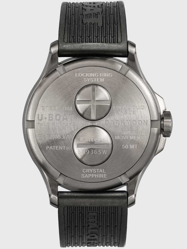 Mens Watch U-Boat 8463/A, Quartz, 44mm, 5ATM
