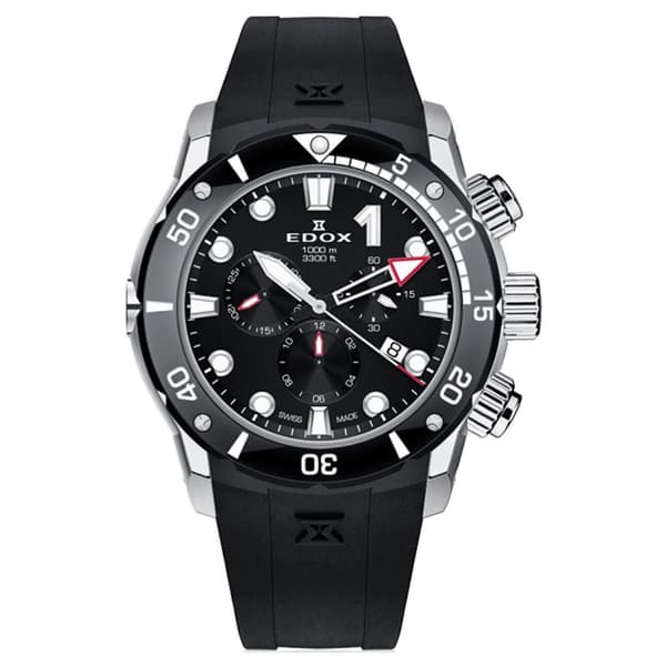 Mens Watch Edox 10242-TIN-NIN, Quartz, 45mm, 100ATM