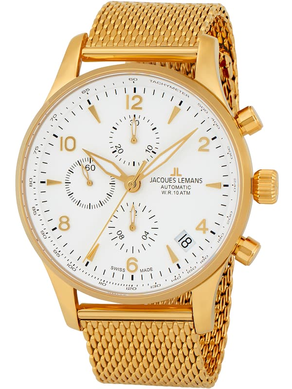 Mens Watch Jacques Lemans 1-1935F, Automatic, 44mm, 10ATM