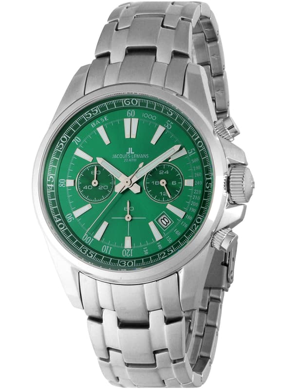 Mens Watch Jacques Lemans 1-2117L, Quartz, 44mm, 20ATM