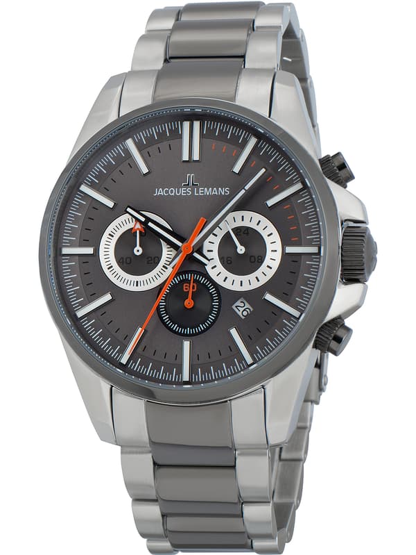 Mens Watch Jacques Lemans 1-2119E, Quartz, 44mm, 10ATM