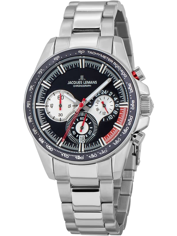 Mens Watch Jacques Lemans 1-2127E, Quartz, 40mm, 10ATM