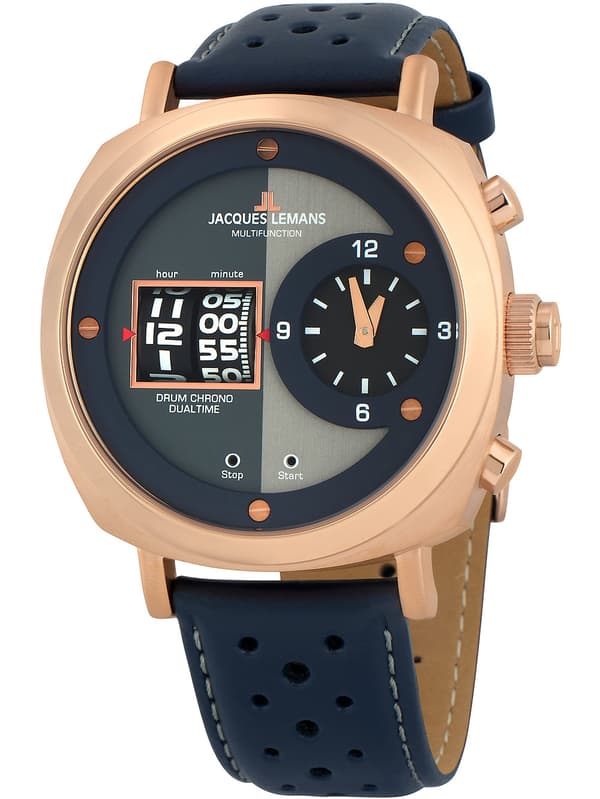 Mens Watch Jacques Lemans 1-2058D, Quartz, 44mm, 5ATM