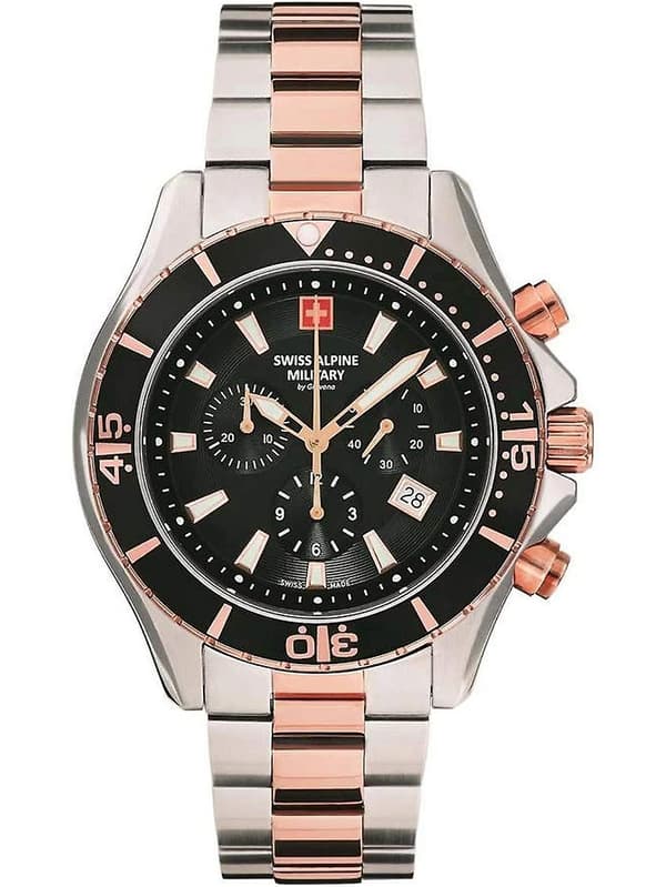 Mens Watch Swiss Military 7040.9157, Quartz, 44mm, 10ATM