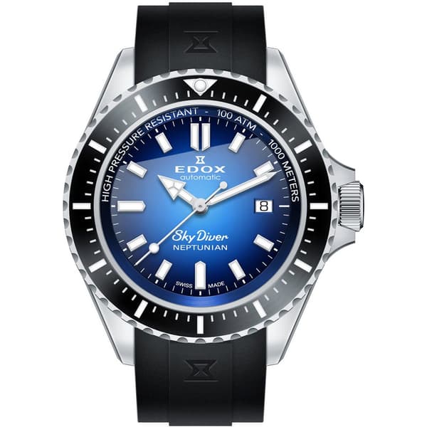Mens Watch Edox 80120-3NCA-BUIDN, Automatic, 44mm, 100ATM