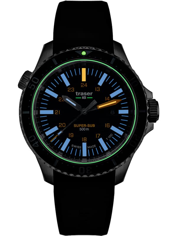 Mens Watch Traser 109371, Quartz, 46mm, 50ATM