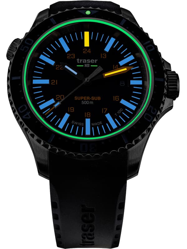 Mens Watch Traser 109371, Quartz, 46mm, 50ATM