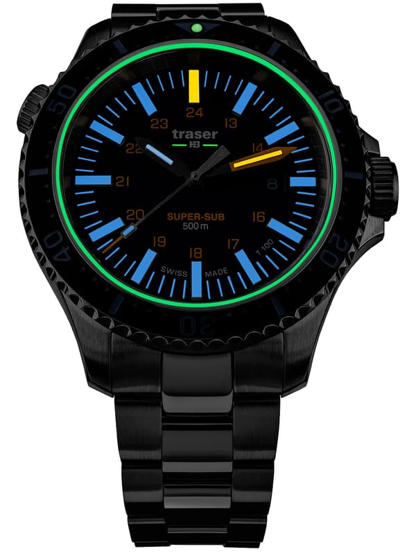 Mens Watch Traser 109372, Quartz, 46mm, 50ATM