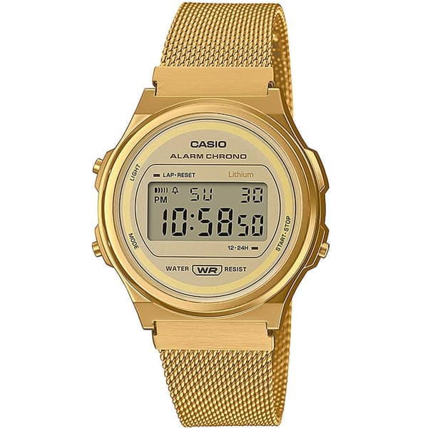 Ladies Watch Casio A171WEMG-9AEF, Quartz, 37mm, 3ATM
