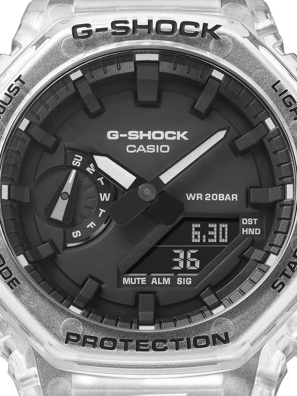 Mens Watch Casio GA-2100SKE-7AER, Quartz, 45mm, 20ATM