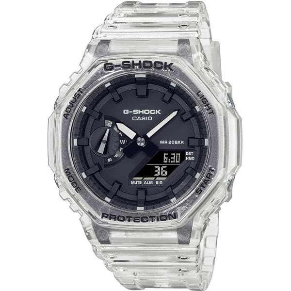 Mens Watch Casio GA-2100SKE-7AER, Quartz, 45mm, 20ATM